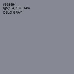 #868994 - Oslo Gray Color Image